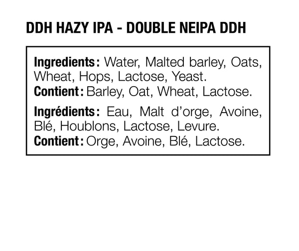 DDH Hazy IPA - 12 x 473ml
