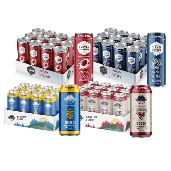 PWHL Collector’s Pack – Non-Alcoholic Beer and Mocktails – Limited Edition