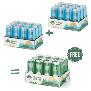 Coffret IPA sans alcool - 3 caisses, 1 GRATUITE