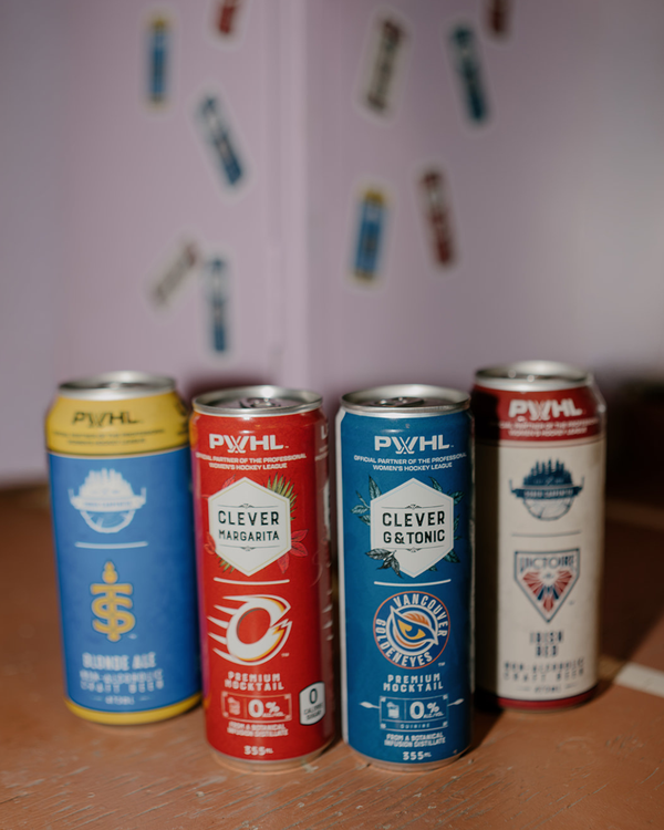 PWHL Collector’s Pack – Non-Alcoholic Beer and Mocktails – Limited Edition